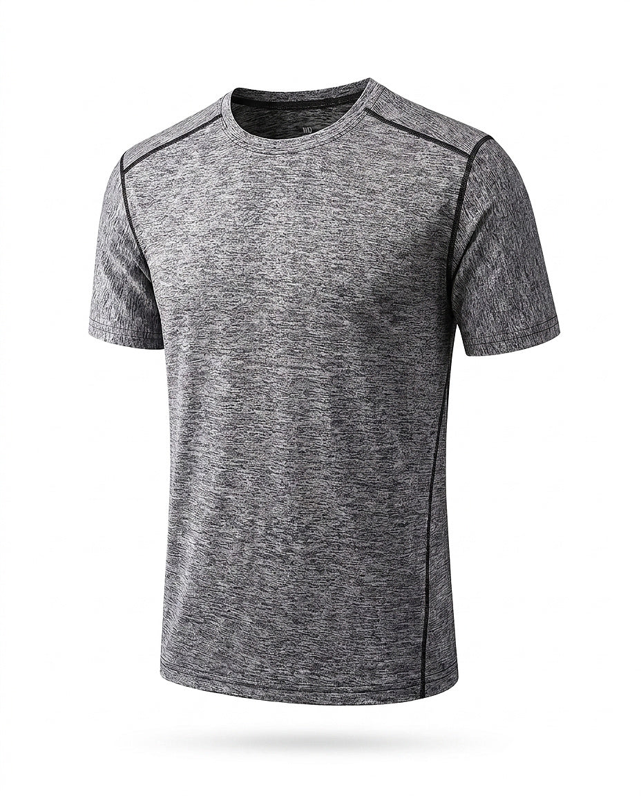 Damski T-shirt z krótkim rękawem i okrągłym dekoltem-Shirts for men-Olave