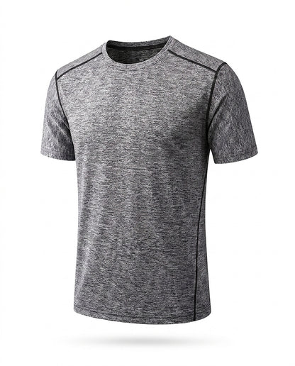 Damski T-shirt z krótkim rękawem i okrągłym dekoltem-Shirts for men-Olave