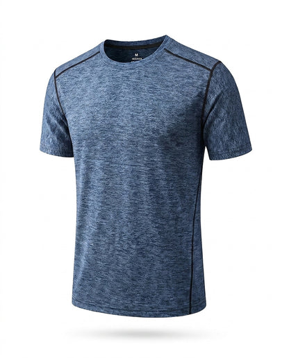 Damski T-shirt z krótkim rękawem i okrągłym dekoltem-Shirts for men-Olave