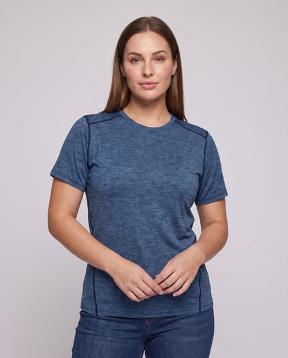 Damski T-shirt z krótkim rękawem i okrągłym dekoltem-Shirts for men-Olave