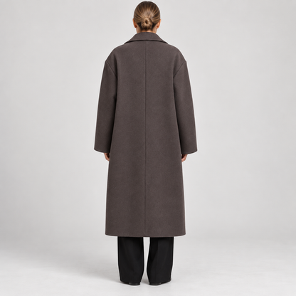 Damski wełniany płaszcz oversize-Coats for women-Olave