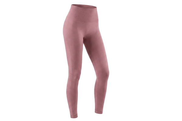 Damskie Legginsy z Wysokim Stanem Bezszwowe z Panelami Strukturalnymi-Leggings for women-Olave