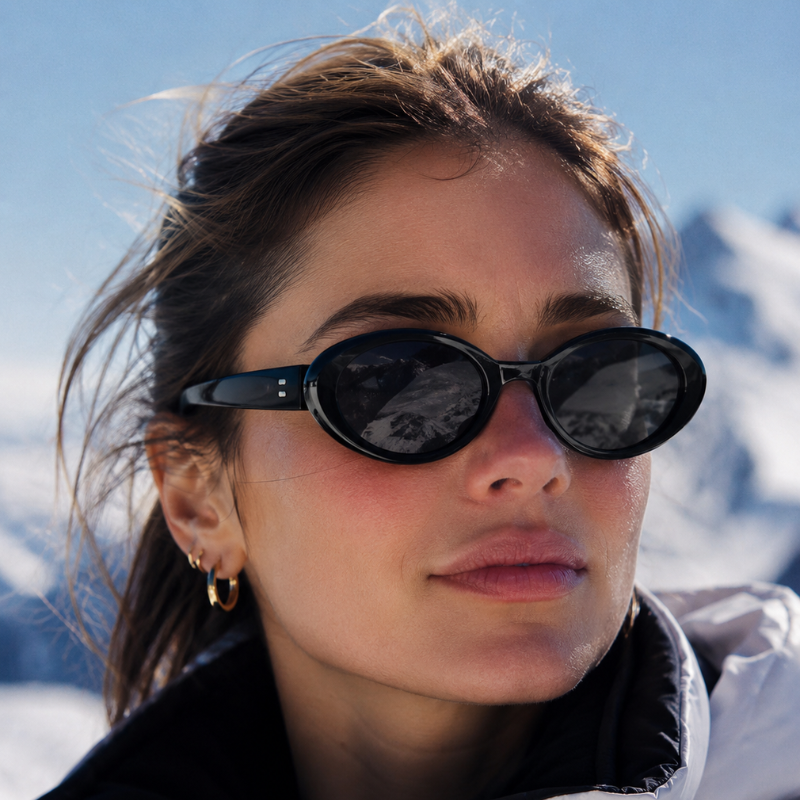 Damskie okulary przeciwsłoneczne z owalnymi oprawkami w panterkę-Glasses for women-Olave