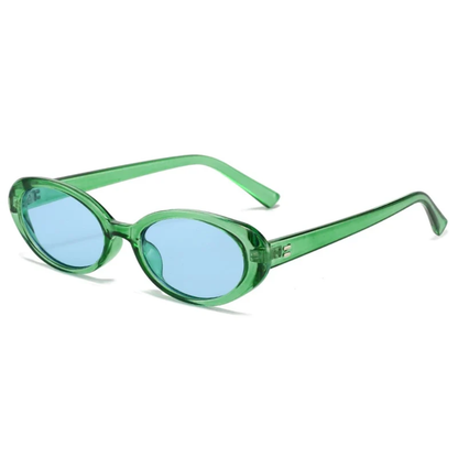 Damskie okulary przeciwsłoneczne z owalnymi oprawkami w panterkę-Glasses for women-Olave