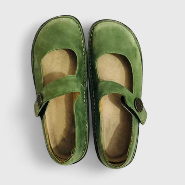 Damskie półbuty typu Mary Jane z paskiem-Footwear for women-Olave