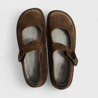 Damskie półbuty typu Mary Jane z paskiem-Footwear for women-Olave
