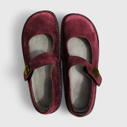 Damskie półbuty typu Mary Jane z paskiem-Footwear for women-Olave