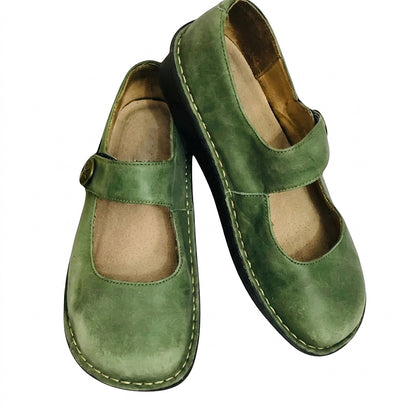 Damskie półbuty typu Mary Jane z paskiem-Footwear for women-Olave