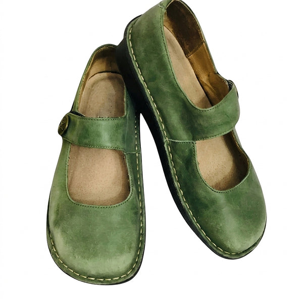 Damskie półbuty typu Mary Jane z paskiem-Footwear for women-Olave