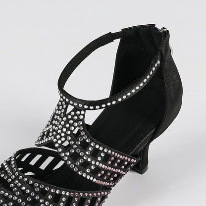 Damskie sandały na obcasie z wycięciami i odkrytym noskiem-Footwear for women-Olave