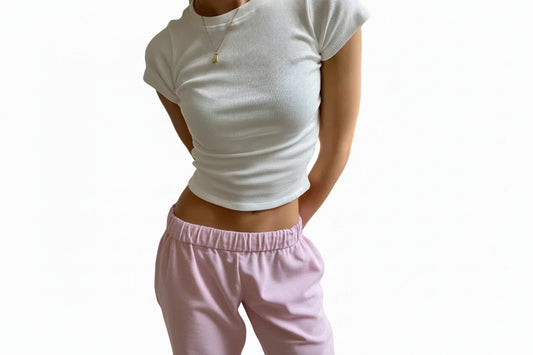 Damskie Spodnie z Elastycznym Pasem i Prostą Nogawką-Pants for Women-Olave