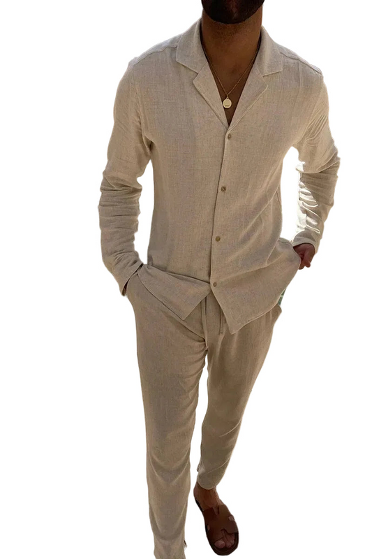 Komplet koszuli i spodni dla mężczyzn-Olave