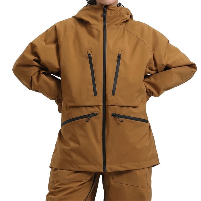 Kurtka z kapturem unisex z wieloma kieszeniami na zamek-unisex jacket-Olave