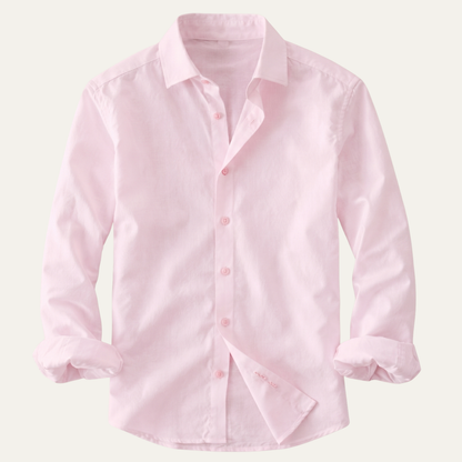 Męska koszula z długim rękawem-Shirts for men-Olave