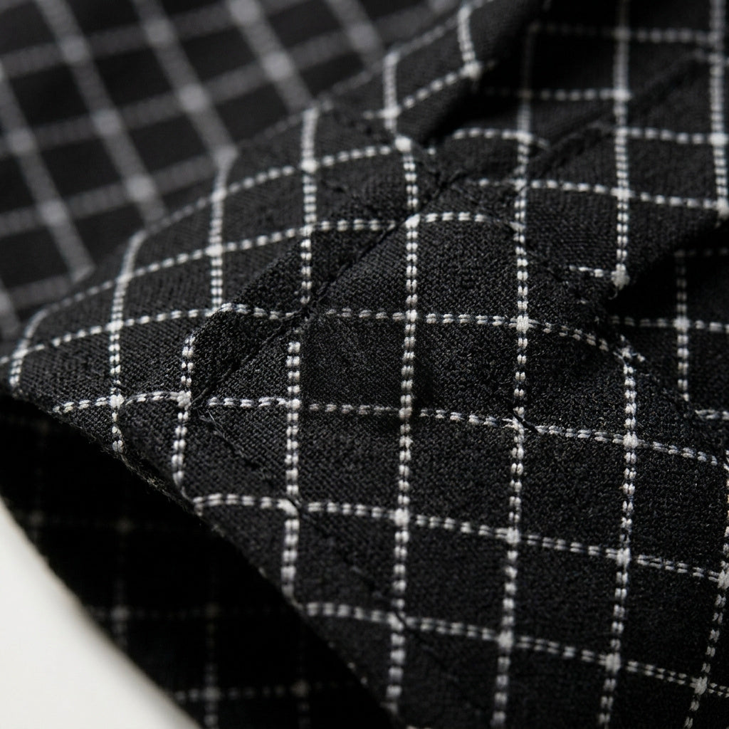 Męska koszula z długim rękawem w geometryczny wzór-Shirts for men-Olave