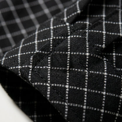 Męska koszula z długim rękawem w geometryczny wzór-Shirts for men-Olave