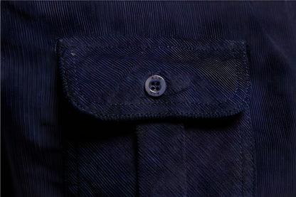 Męska koszula z długim rękawem w stylu utility-Shirts for men-Olave