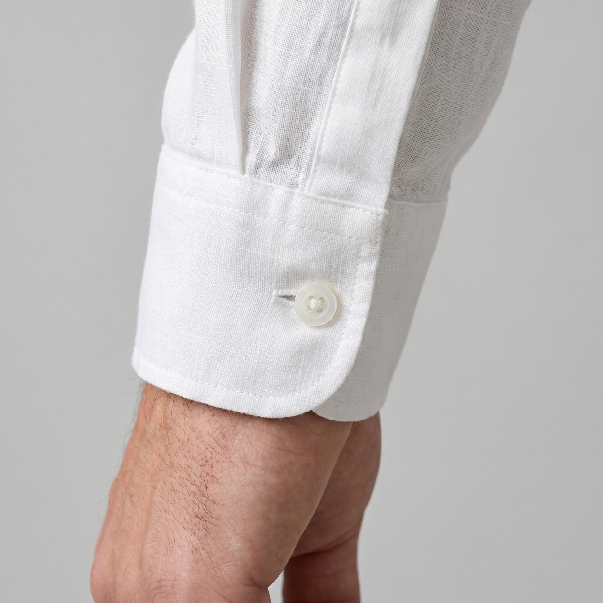 Męska koszula z długim rękawem zapinana na guziki-Shirts for men-Olave