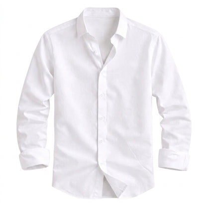 Męska koszula z długim rękawem-Shirts for men-Olave