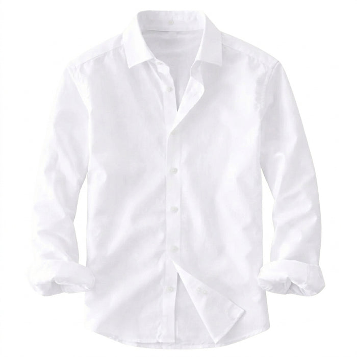 Męska koszula z długim rękawem-Shirts for men-Olave