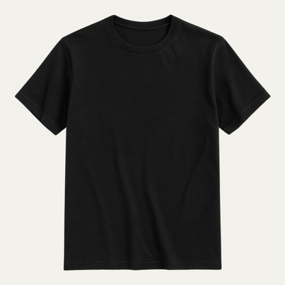 Męska koszulka z krótkim rękawem, okrągłym dekoltem i prostym dołem-T-shirt for men-Olave
