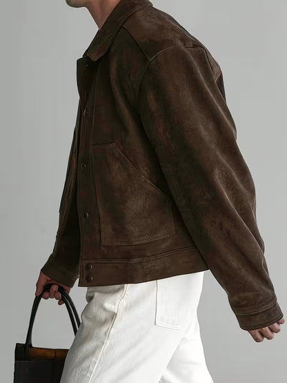 Męska Kurtka Na Guziki-Olave