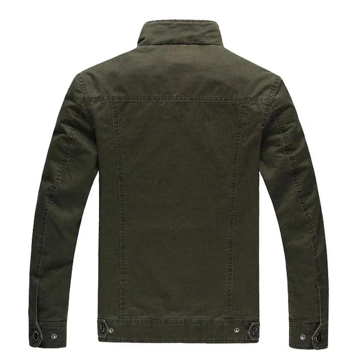 Męska kurtka przejściowa-Jackets for Men-Olave