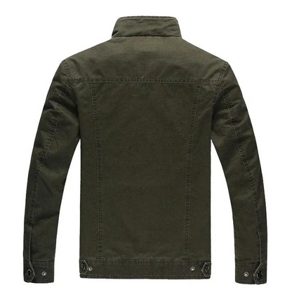 Męska kurtka przejściowa-Jackets for Men-Olave
