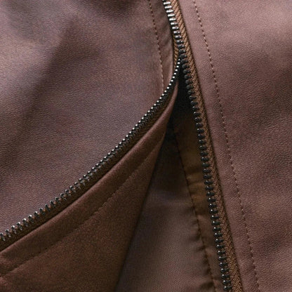Męska kurtka z kołnierzem i zamkiem błyskawicznym-Jackets for men-Olave