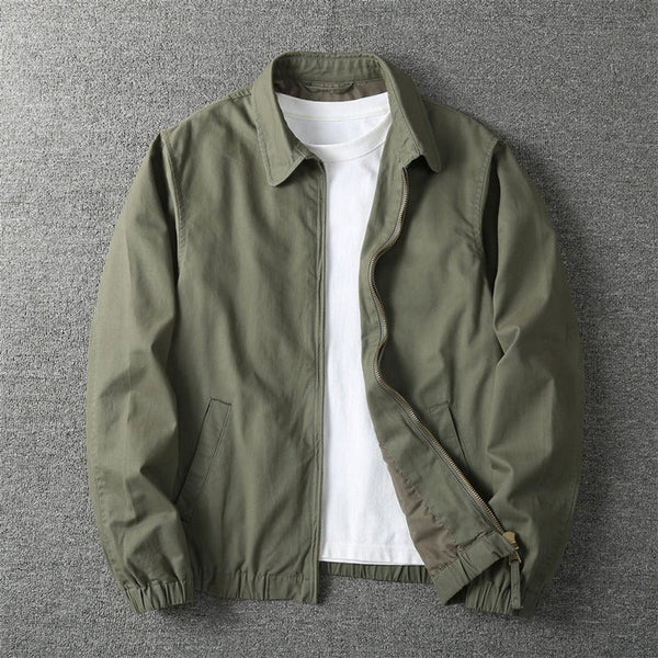 Męska kurtka zapinana na zamek z kołnierzykiem-Jackets for men-Olave