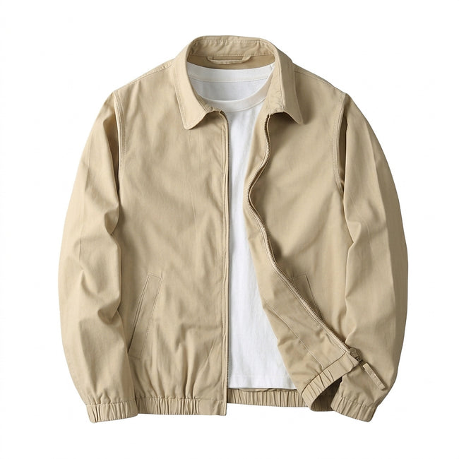Męska kurtka zapinana na zamek z kołnierzykiem-Jackets for men-Olave