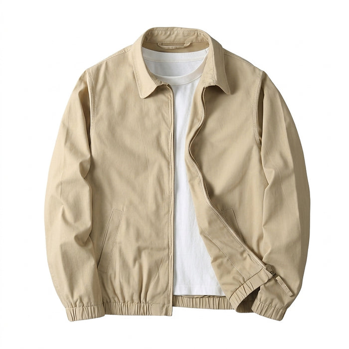 Męska kurtka zapinana na zamek z kołnierzykiem-Jackets for men-Olave