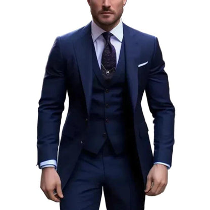 Męski garnitur trzyczęściowy zestawi z marynarką, kamizelką i spodniami-Sets for Men-Olave