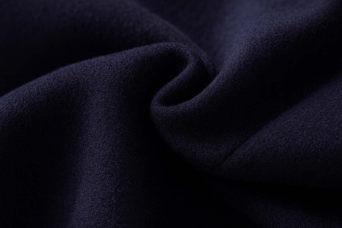 Męski płaszcz z mieszanki wełny ze stójką i pikowaną podszewką-Coats for men-Olave