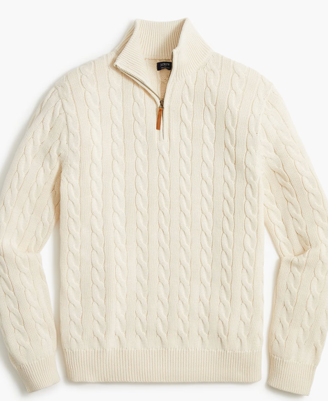 Męski sweter z dzianiny warkoczowej-Olave