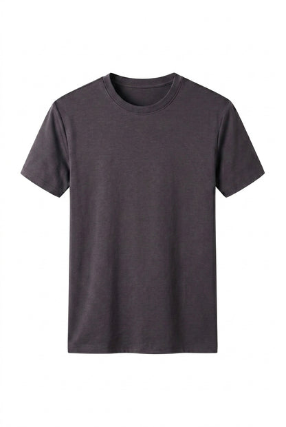 Męski t-shirt z okrągłym dekoltem i krótkimi rękawami-T-shirt for men-Olave