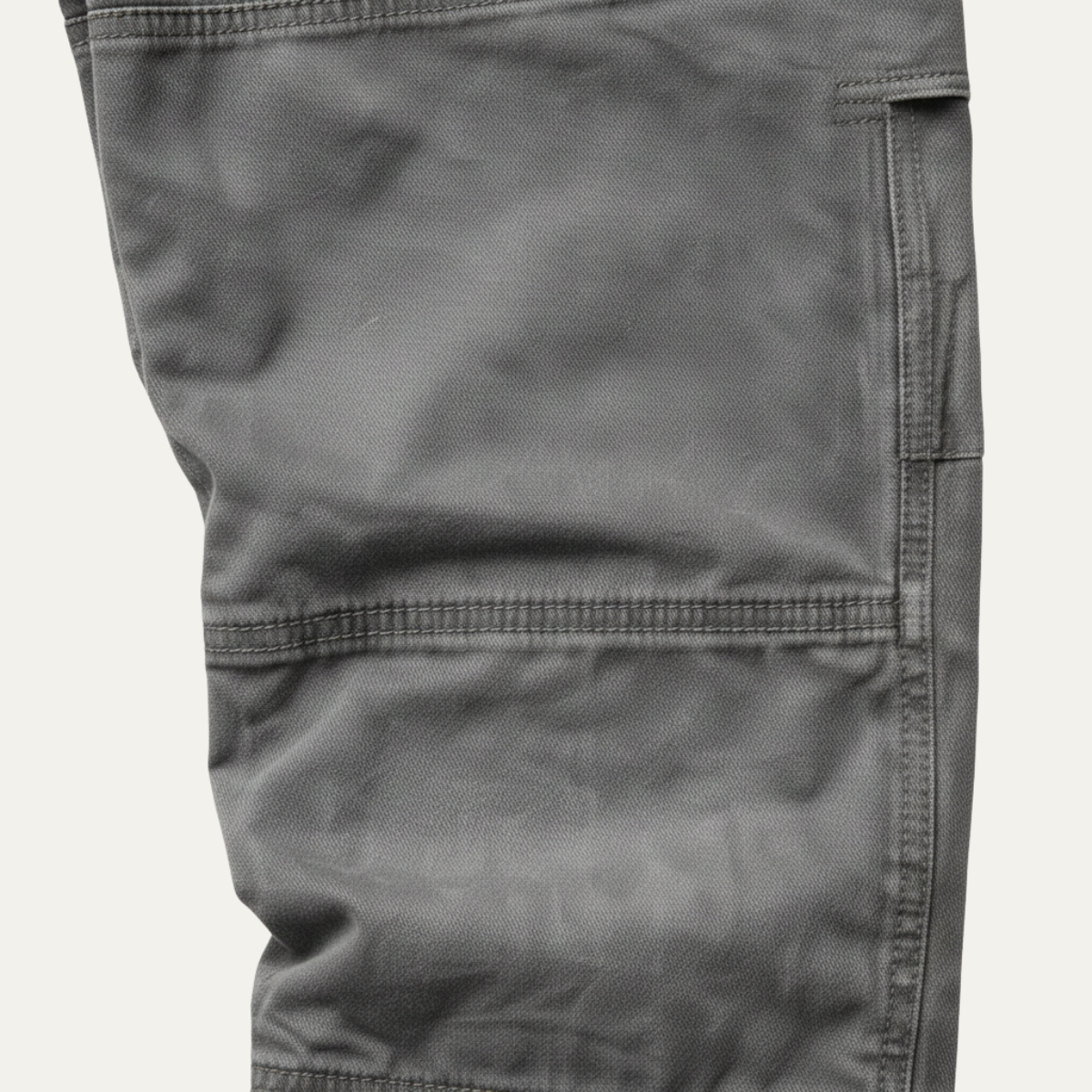 Męskie spodnie cargo ze ściągaczami przy nogawkach-Pants for Men-Olave
