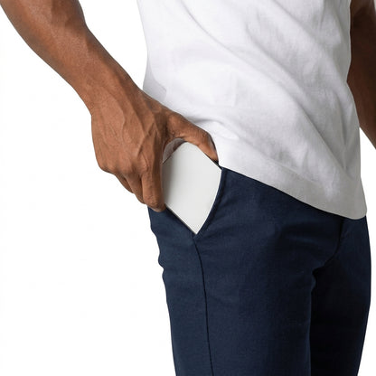 Męskie spodnie chino typu slim fit-Pants for Men-Olave