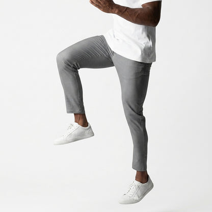 Męskie spodnie chino typu slim fit-Pants for Men-Olave