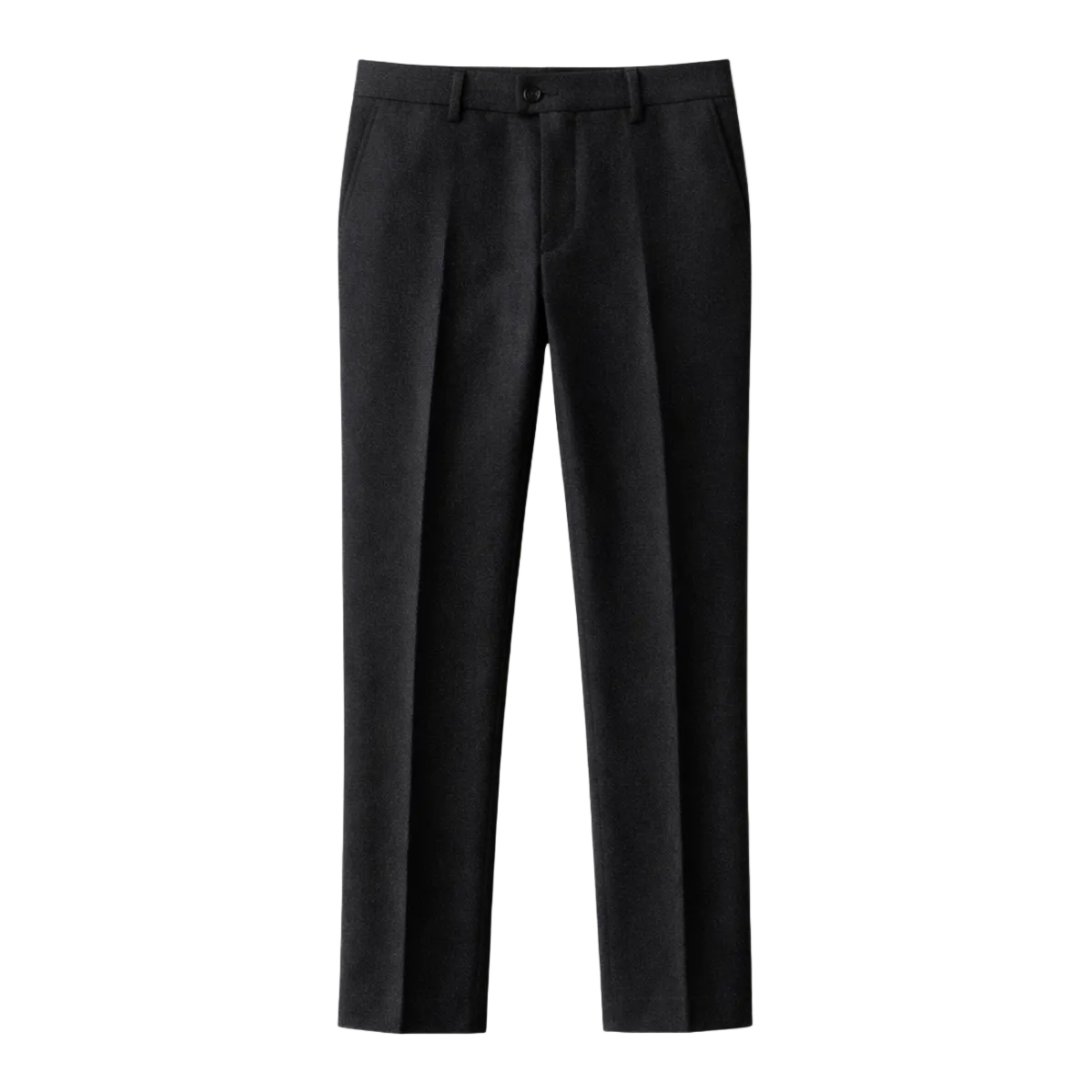 Męskie Spodnie z Prostą Nogawką, Zakładkami i Szlufkami na Pasek-Pants for Men-Olave