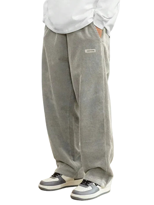 Męskie spodnie z prostymi nogawkami-Olave