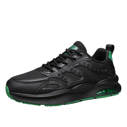 Męskie Sznurowane Buty Sportowe z warstwową cholewką-Footwear for men-Olave