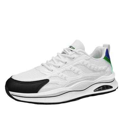 Męskie Sznurowane Buty Sportowe z warstwową cholewką-Footwear for men-Olave