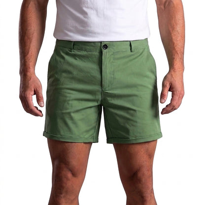 Męskie szorty chino z podwiniętym brzegiem-Shorts for men-Olave