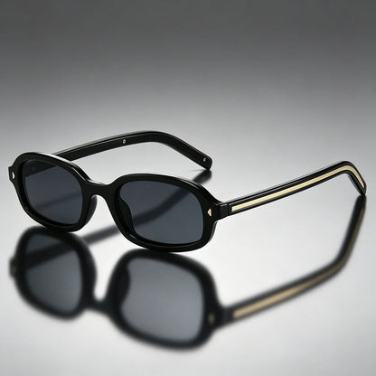 Okulary przeciwsłoneczne unisex z owalnymi oprawkami w panterkę-Sunglasses-Olave