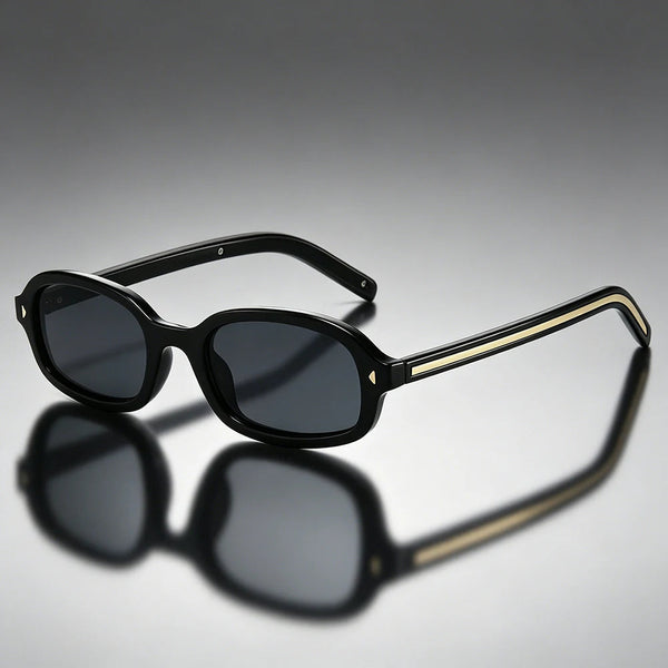 Okulary przeciwsłoneczne unisex z owalnymi oprawkami w panterkę-Sunglasses-Olave