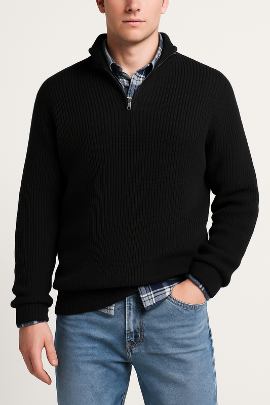 Sweter Męski Oskar – Stylowy Dzianinowy Golf Premium dla Nowoczesnego Mężczyzny