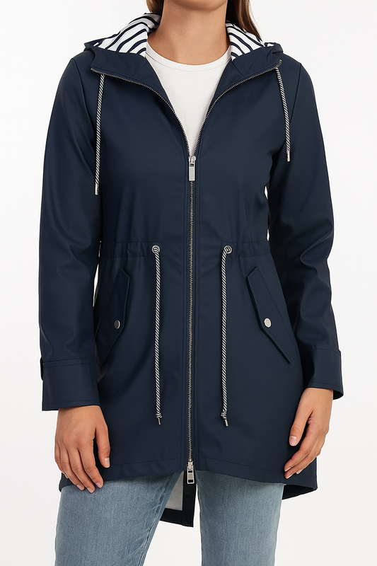 Kurtka Damska Lena – Stylowa Wodoodporna Kurtka z Kapturem na Każdą Porę Roku